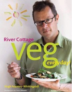 Book by Hugh Fearnley-Whittingstall on how to cook vegetables from the garden.